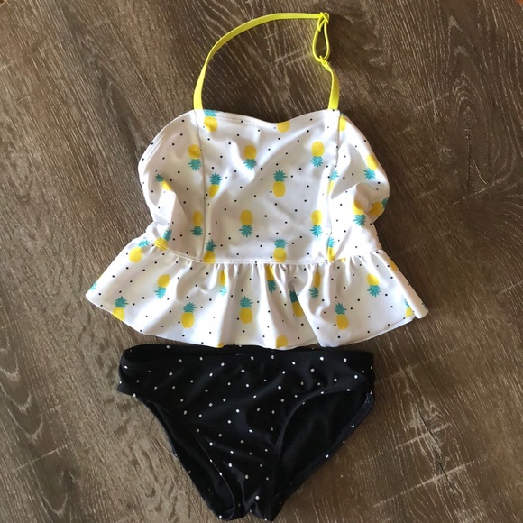 old navy pineapple swimsuit